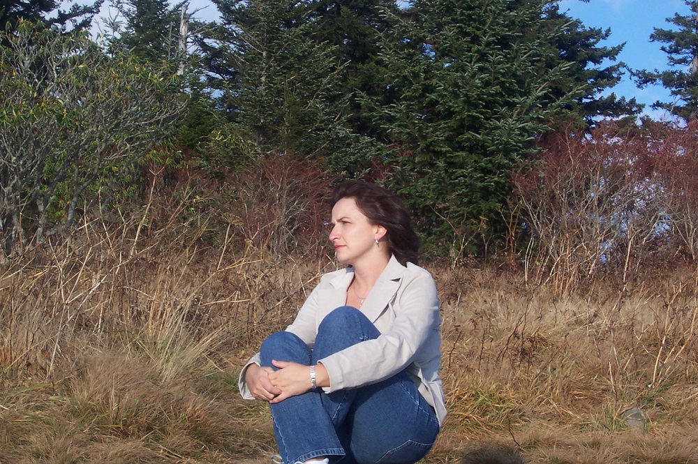 Julie Fillinger reflecting