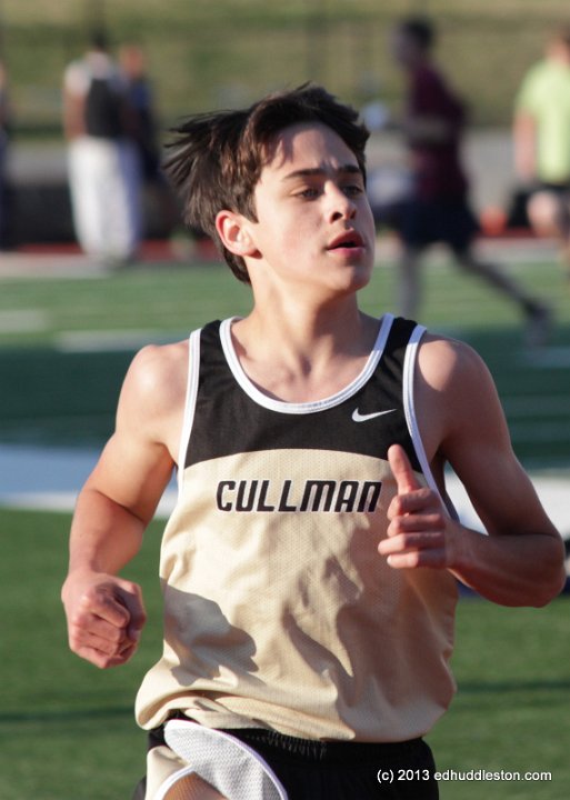 Nicholas Fillinger running in a race