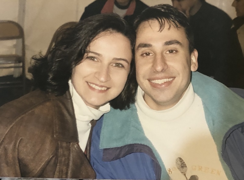Julie and Eric at Cedarville Homecoming 1995