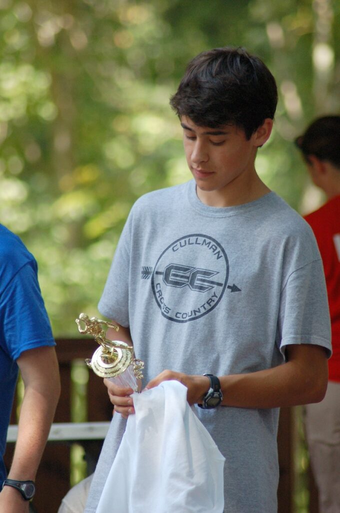 Nicholas Fillinger at the awards ceremony