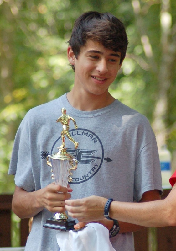 Nicholas Fillinger at awards ceremony