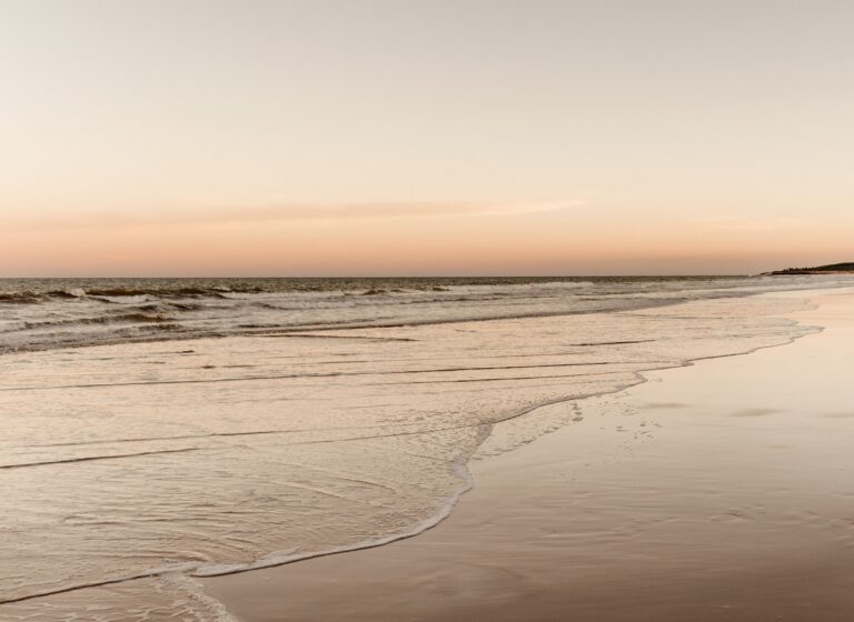 Sunset on the beach