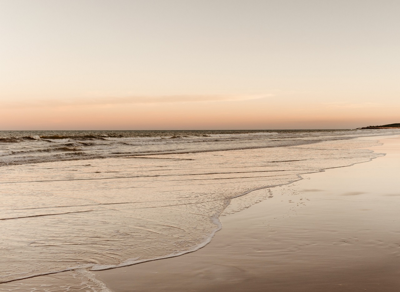 Sunset on the beach