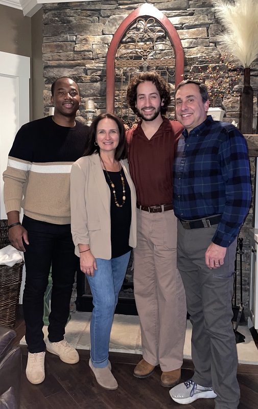 Jerry, Julie Fillinger, Drew Fillinger and Eric Fillinger Thanksgiving 2023