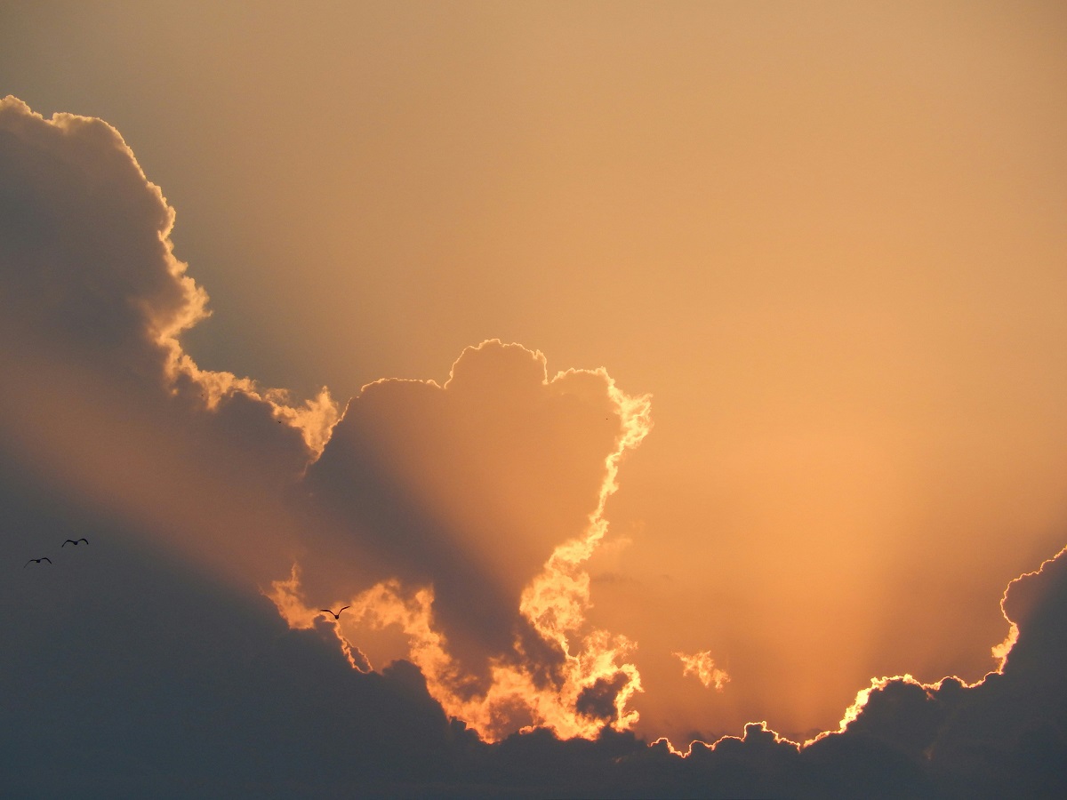 God’s light breaks through the night