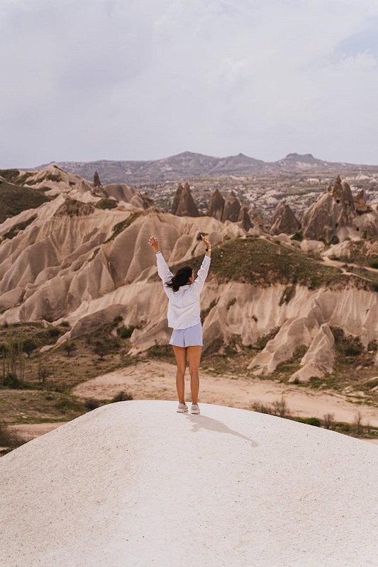 Standing on a solid rock praising God