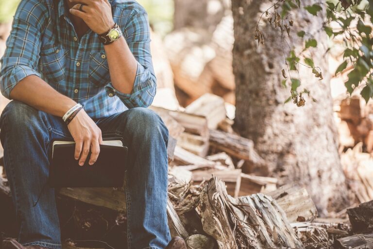 Man Contemplating, What If?