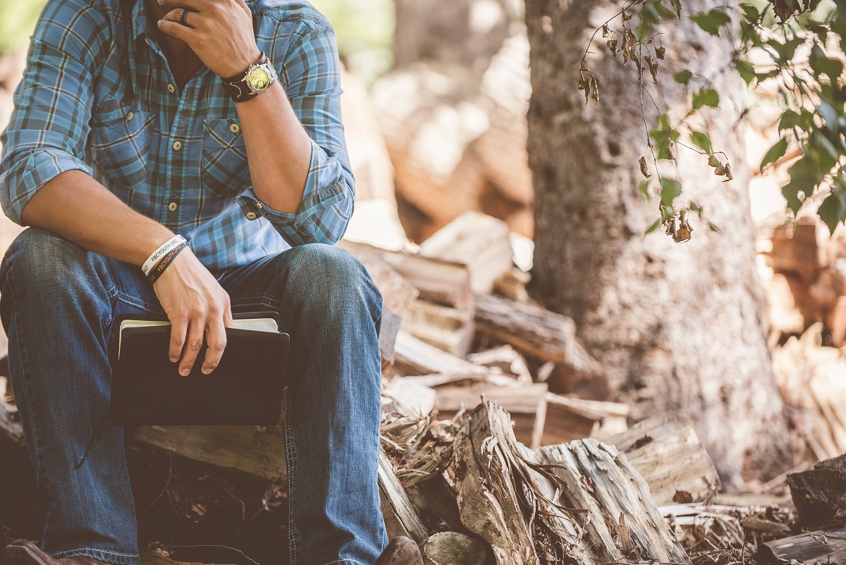 Man Contemplating, What If?